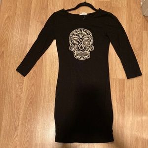 Long Sleeve Black Malibu Dress